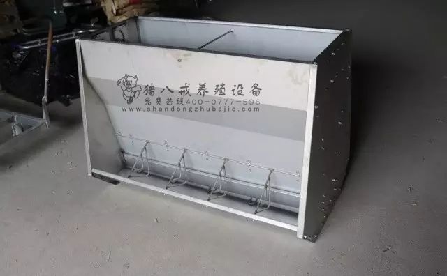 不锈钢料槽,不锈钢双面料槽,养猪设备生产厂家,山东猪八戒养殖设备