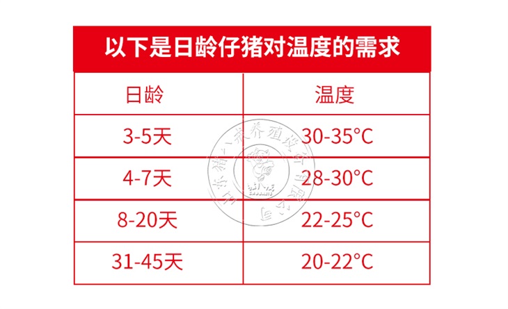 小猪适合温度